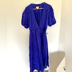 Maeve dress, mid-maxi length, silk blend